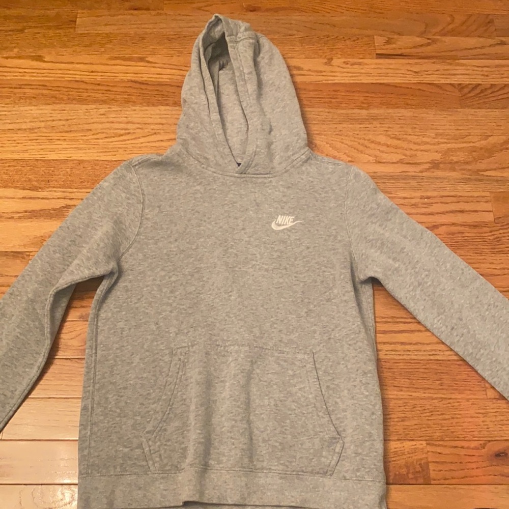 grey nike hoodie